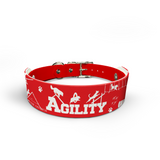 Agility Course - RED - Snappy Collar & Top Set